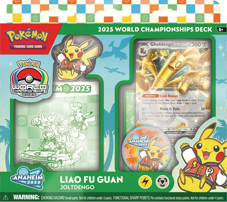 2025 Pokémon TCG World Championships Decks Senior Champion Joltdengo (Liao Fu Guan)