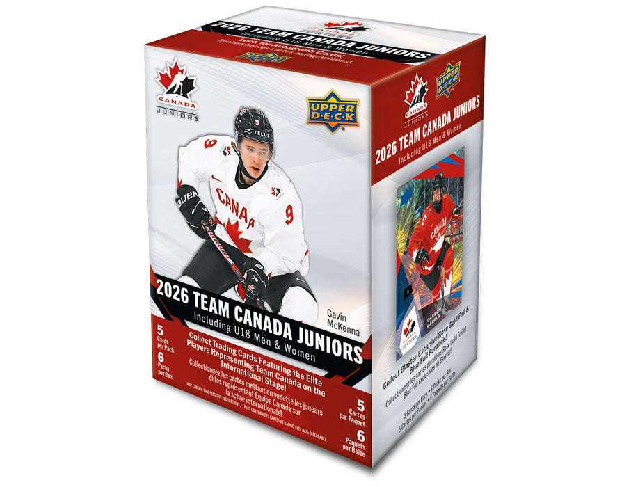 2026 Upper Deck Team Canada Juniors Hockey Blaster Box