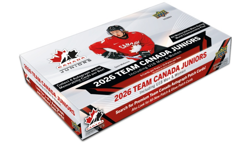 2026 Upper Deck Team Canada Juniors Hockey Hobby Box (Available In-Store Only)