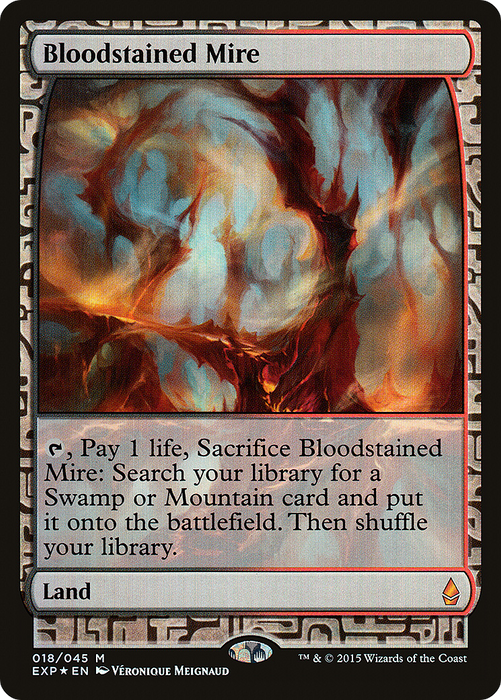 Bloodstained Mire [EXP-018] Foil - Zendikar Expeditions