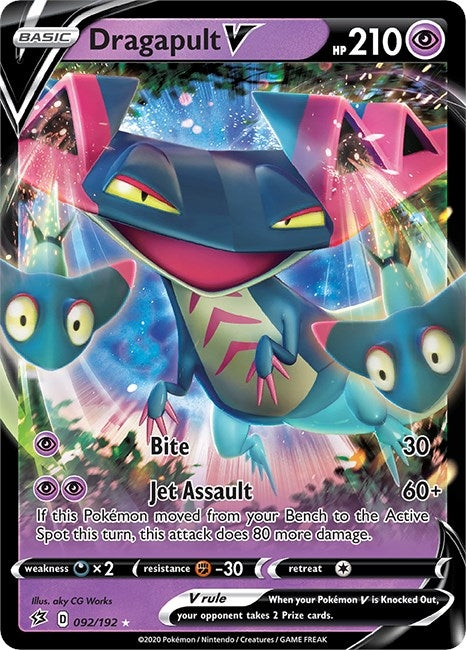 Image for Dragapult V (092/192) (Holofoil) [SWSH02: Rebel Clash] - Pokemon