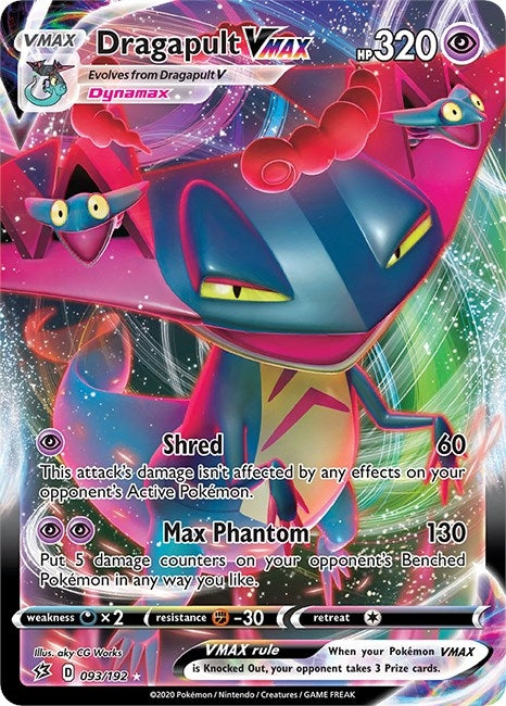 Image for Dragapult VMAX (093/192) (Holofoil) [SWSH02: Rebel Clash] - Pokemon