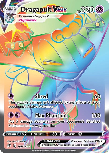 Image for Dragapult VMAX (Secret) (197/192) (Holofoil) [SWSH02: Rebel Clash] - Pokemon