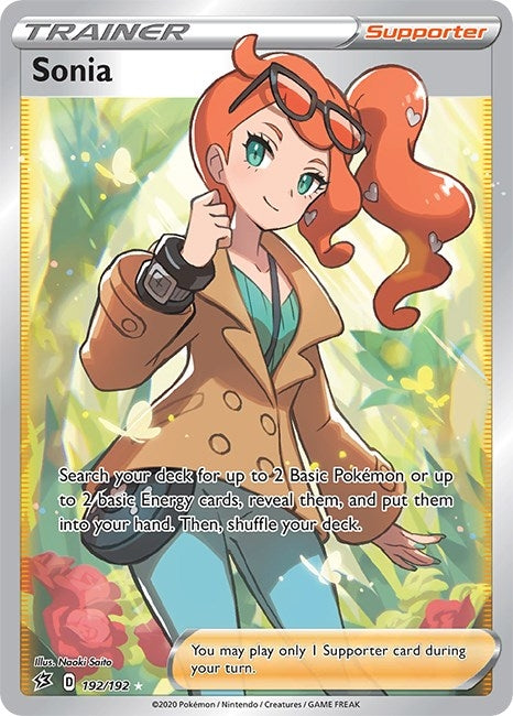 Image for Sonia (Full Art) (192/192) (Holofoil) [SWSH02: Rebel Clash] - Pokemon