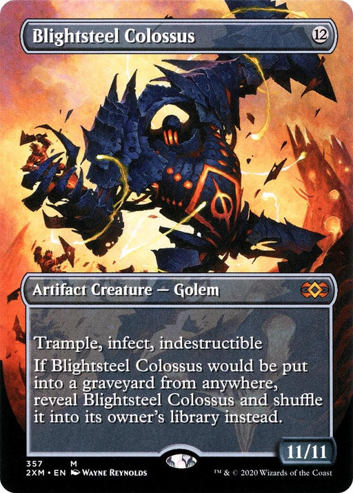 Image for Blightsteel Colossus (Borderless) (357) (Foil) [Double Masters] - Magic: The Gathering
