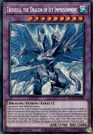 Trishula, the Dragon of Icy Imprisonment (BLAR-EN048) 1st Edition [Battles of Legend: Armageddon]