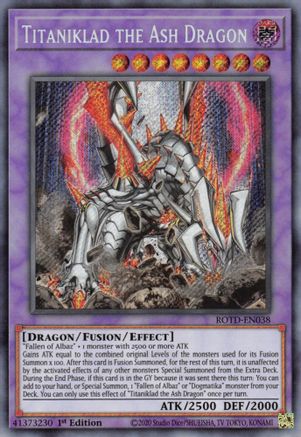 Titaniklad the Ash Dragon (ROTD-EN038) 1st Edition [Rise of the Duelist]