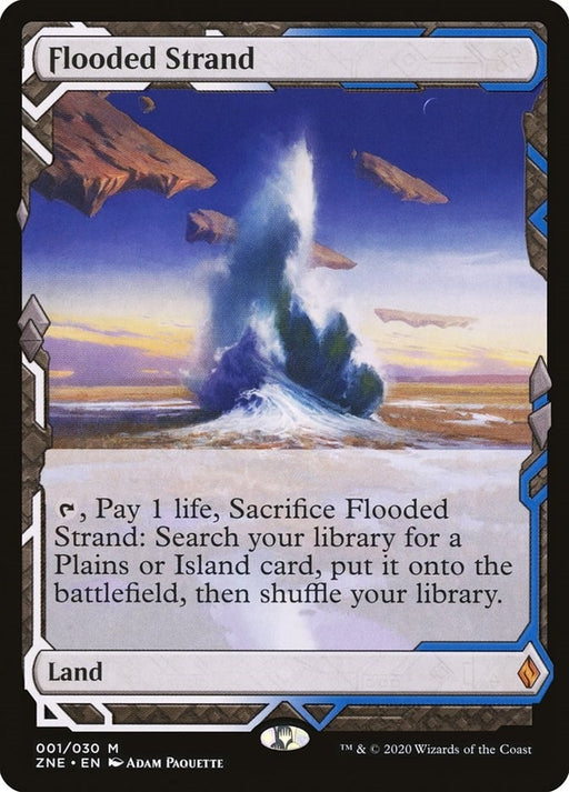 Image for Flooded Strand (1) (Foil) [Zendikar Rising Expeditions] - Magic: The Gathering