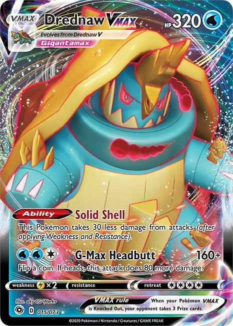Image for Drednaw VMAX (15/73) (Holofoil) [Champion's Path] - Pokemon