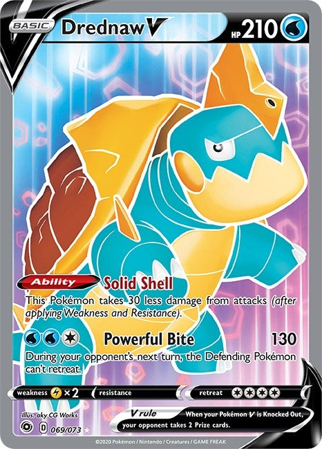 Image for Drednaw V (Full Art) (69/73) (Holofoil) [Champion's Path] - Pokemon