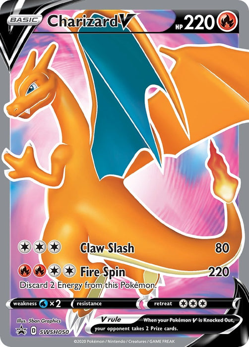 Image for Charizard V - SWSH050 (SWSH050) (Holofoil) [SWSH: Sword & Shield Promo Cards] - Pokemon