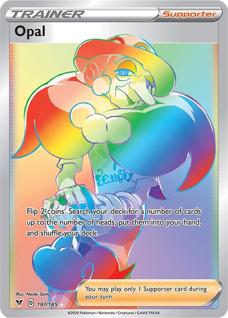 Image for Opal (Secret) (197/185) (Holofoil) [SWSH04: Vivid Voltage] - Pokemon