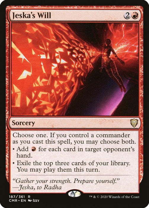 Image for Jeska's Will (187) (Foil) [Commander Legends] - Magic: The Gathering