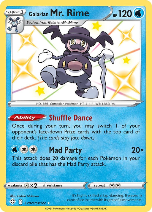 Image for Galarian Mr. Rime (SV021/SV122) (Holofoil) [Shining Fates: Shiny Vault] - Pokemon
