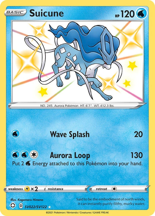 Image for Suicune (SV022/SV122) (Holofoil) [Shining Fates: Shiny Vault] - Pokemon