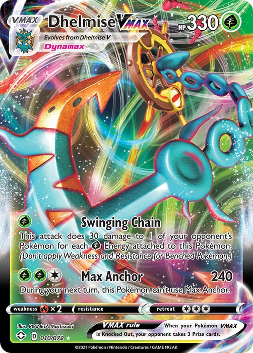 Image for Dhelmise VMAX (010/072) (Holofoil) [Shining Fates] - Pokemon