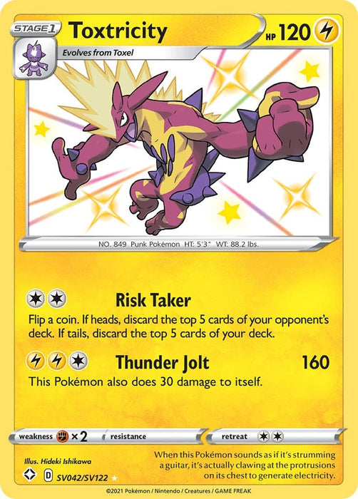 Image for Toxtricity (SV042/SV122) (Holofoil) [Shining Fates: Shiny Vault] - Pokemon