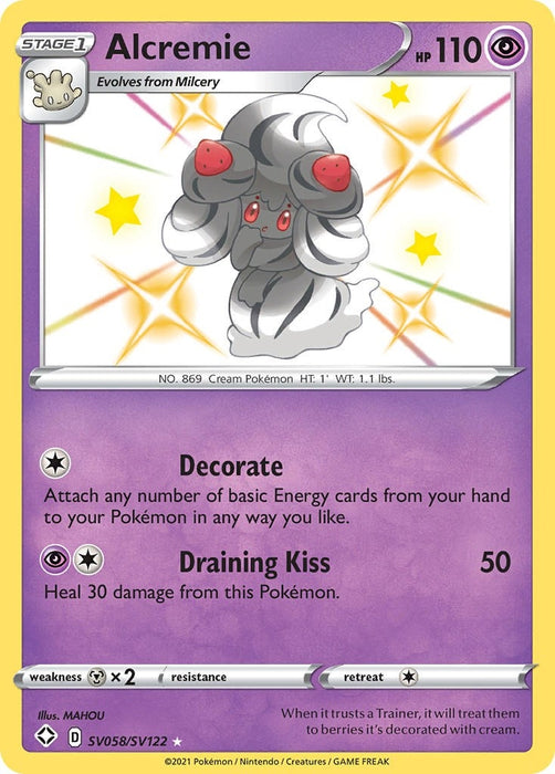 Image for Alcremie (SV058/SV122) (Holofoil) [Shining Fates: Shiny Vault] - Pokemon