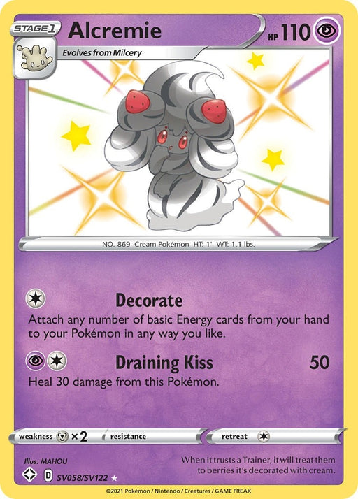 Image for Alcremie (SV058/SV122) (Holofoil) [Shining Fates: Shiny Vault] - Pokemon