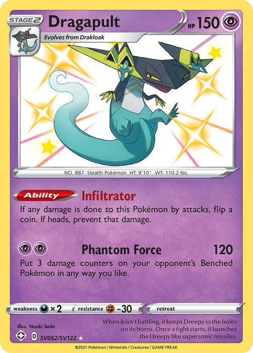 Image for Dragapult (SV062/SV122) (Holofoil) [Shining Fates: Shiny Vault] - Pokemon