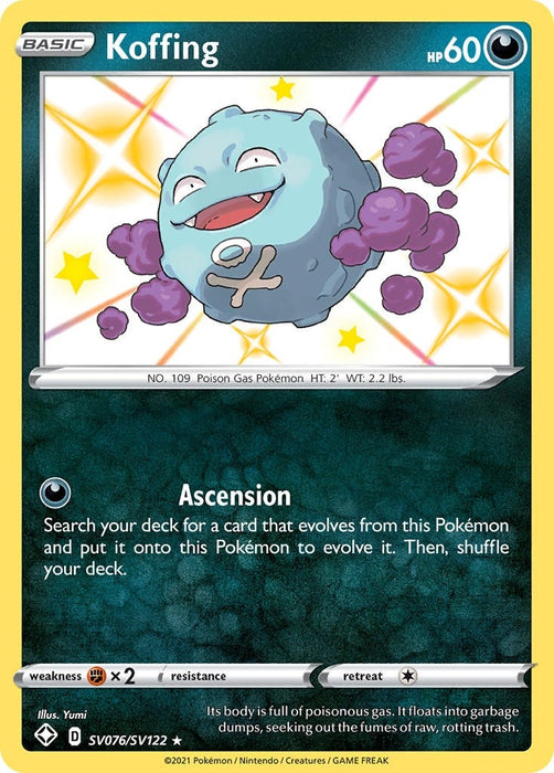 Image for Koffing (SV076/SV122) (Holofoil) [Shining Fates: Shiny Vault] - Pokemon