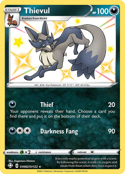 Image for Thievul (SV082/SV122) (Holofoil) [Shining Fates: Shiny Vault] - Pokemon