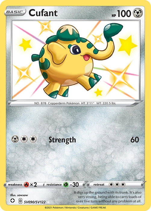 Image for Cufant (SV090/SV122) (Holofoil) [Shining Fates: Shiny Vault] - Pokemon