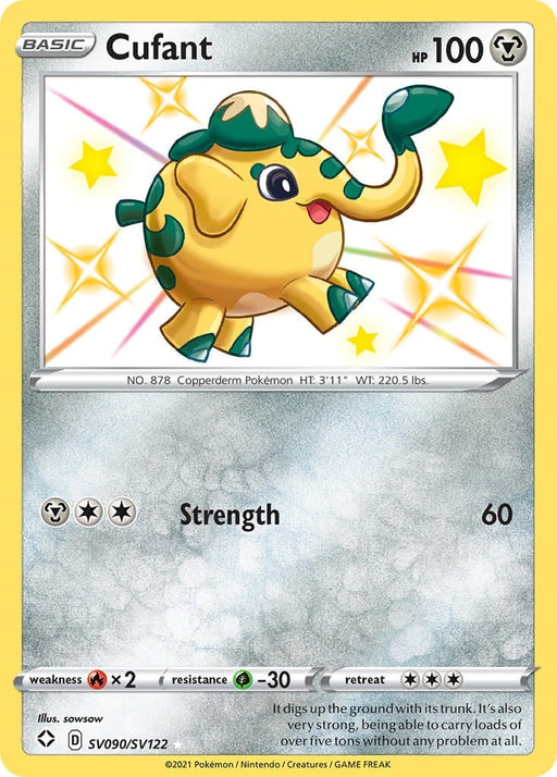 Image for Cufant (SV090/SV122) (Holofoil) [Shining Fates: Shiny Vault] - Pokemon