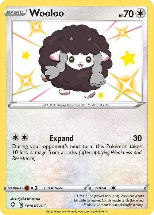 Image for Wooloo (SV103/SV122) (Holofoil) [Shining Fates: Shiny Vault] - Pokemon