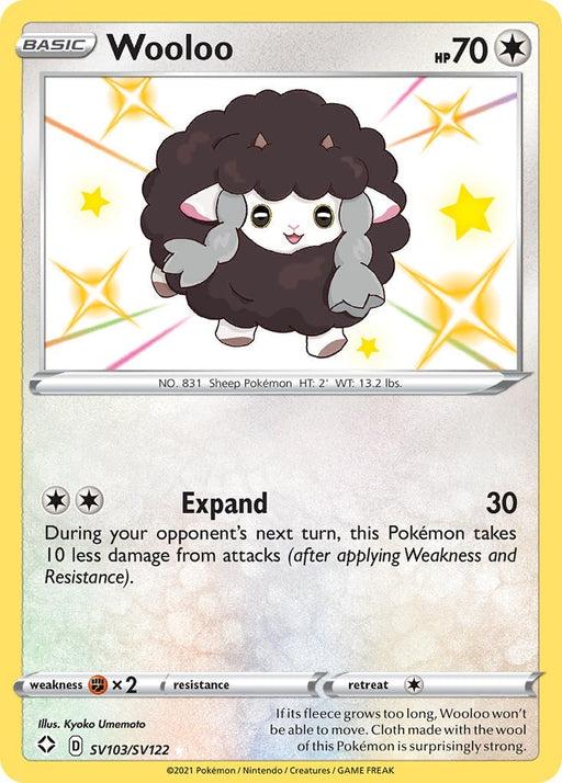 Image for Wooloo (SV103/SV122) (Holofoil) [Shining Fates: Shiny Vault] - Pokemon