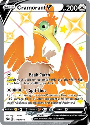 Image for Cramorant V - SWSH086 (SWSH086) (Holofoil) [SWSH: Sword & Shield Promo Cards] - Pokemon