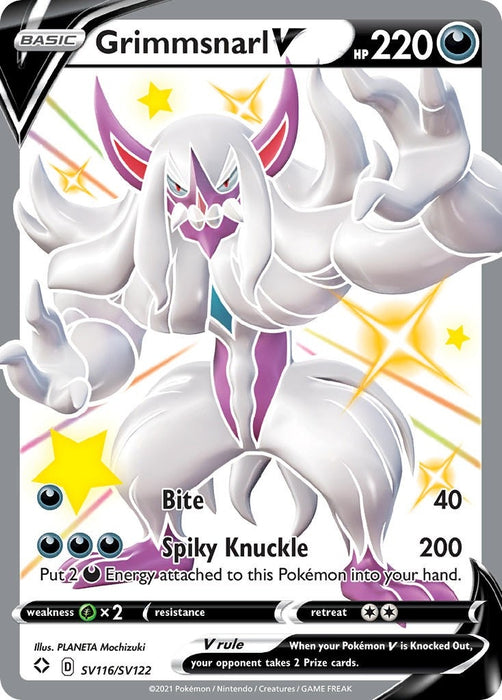 Image for Grimmsnarl V (SV116/SV122) (Holofoil) [Shining Fates: Shiny Vault] - Pokemon