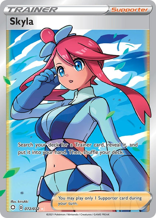 Image for Skyla (Full Art) (072/072) (Holofoil) [Shining Fates] - Pokemon