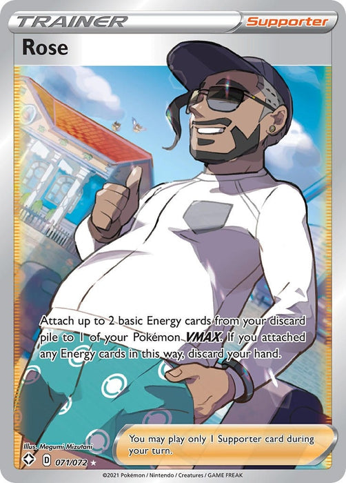 Image for Rose (Full Art) (071/072) (Holofoil) [Shining Fates] - Pokemon
