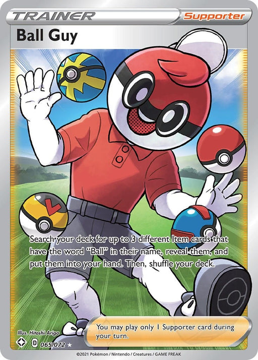 Image for Ball Guy (Full Art) (065/072) (Holofoil) [Shining Fates] - Pokemon