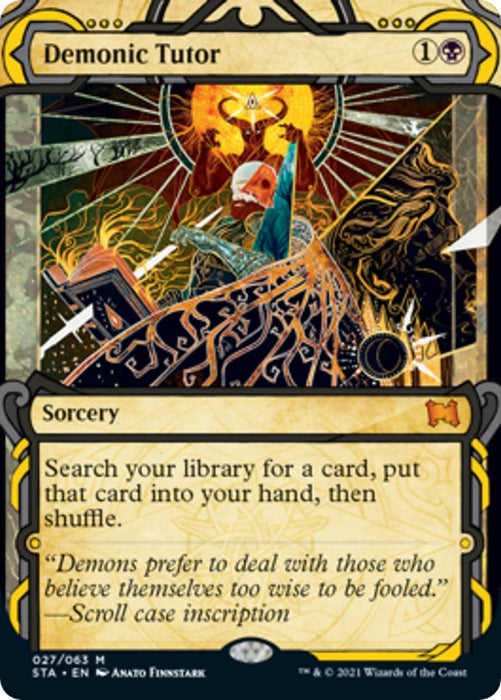 Image for Demonic Tutor (27) [Strixhaven: Mystical Archives] - Magic: The Gathering