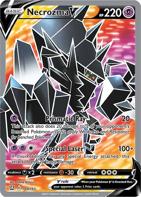 Image for Necrozma V (Full Art) (149/163) (Holofoil) [SWSH05: Battle Styles] - Pokemon