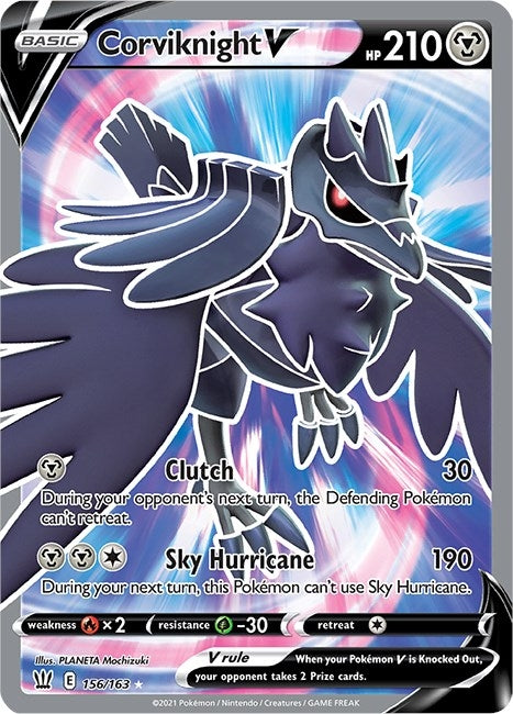 Image for Corviknight V (Full Art) (156/163) (Holofoil) [SWSH05: Battle Styles] - Pokemon
