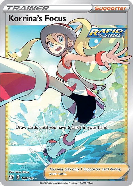Image for Korrina's Focus (Full Art) (160/163) (Holofoil) [SWSH05: Battle Styles] - Pokemon