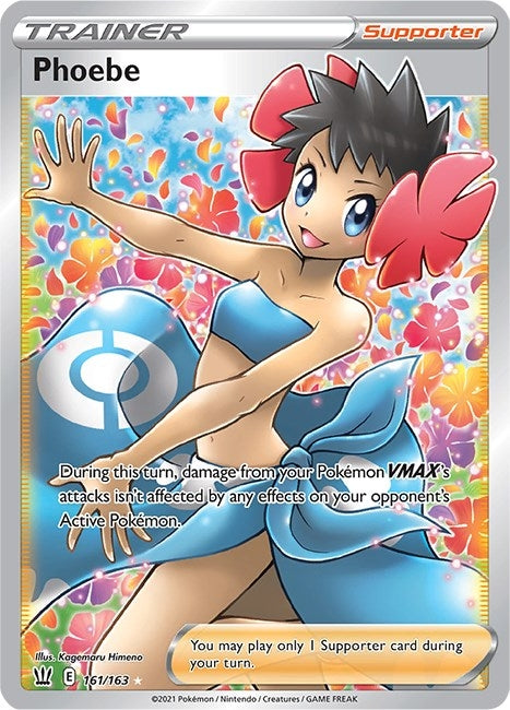 Image for Phoebe (Full Art) (161/163) (Holofoil) [SWSH05: Battle Styles] - Pokemon