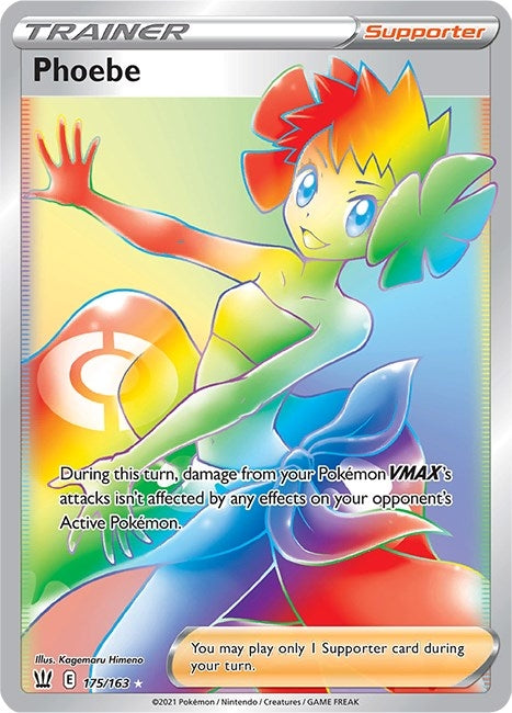 Image for Phoebe (Secret) (175/163) (Holofoil) [SWSH05: Battle Styles] - Pokemon