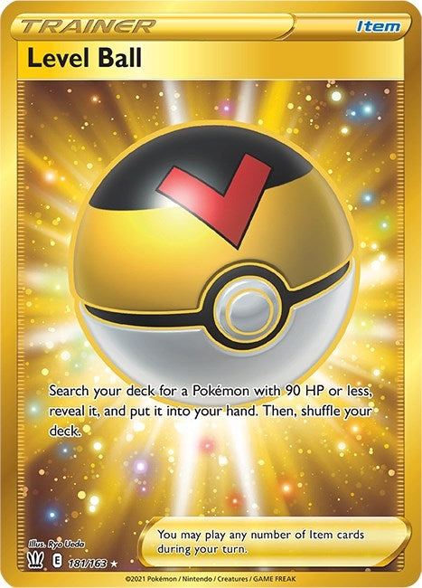 Image for Level Ball (Secret) (181/163) (Holofoil) [SWSH05: Battle Styles] - Pokemon