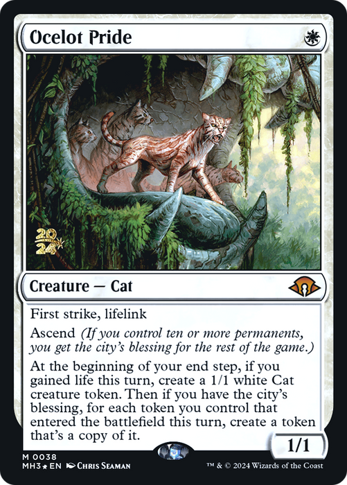 Ocelot Pride [PMH3-38S] Foil - Modern Horizons 3 Promos