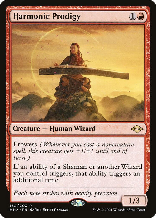 Image for Harmonic Prodigy (132) (Foil) [Modern Horizons 2] - Magic: The Gathering