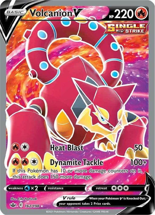Image for Volcanion V (Full Art) (162/198) (Holofoil) [SWSH06: Chilling Reign] - Pokemon