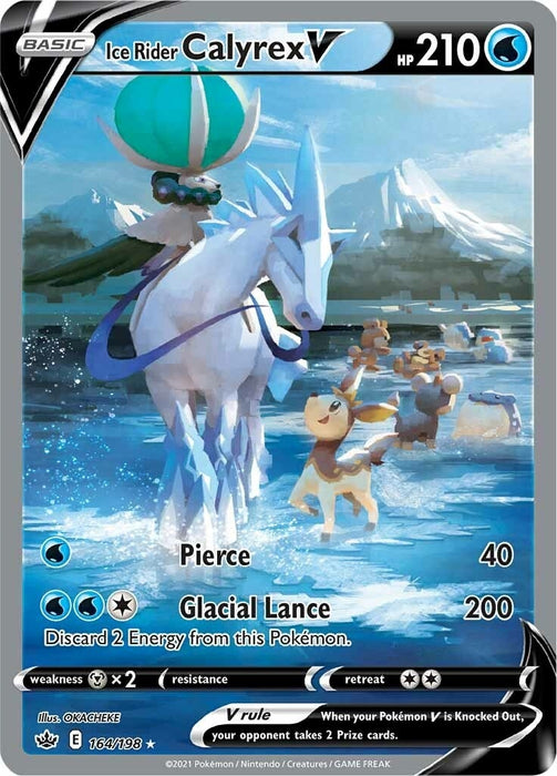Image for Ice Rider Calyrex V (Alternate Full Art) (164/198) (Holofoil) [SWSH06: Chilling Reign] - Pokemon