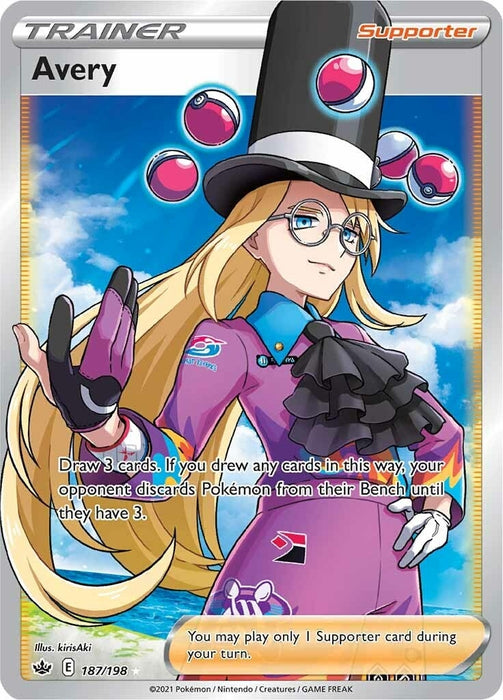 Image for Avery (Full Art) (187/198) (Holofoil) [SWSH06: Chilling Reign] - Pokemon