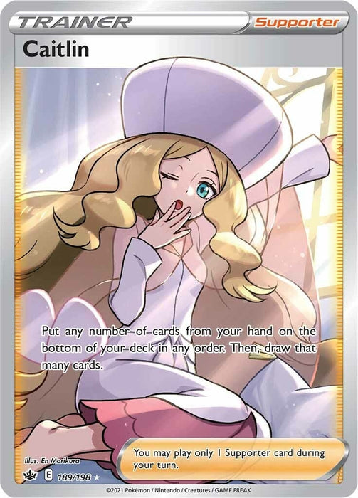 Image for Caitlin (Full Art) (189/198) (Holofoil) [SWSH06: Chilling Reign] - Pokemon