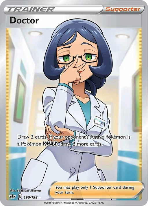 Image for Doctor (Full Art) (190/198) (Holofoil) [SWSH06: Chilling Reign] - Pokemon