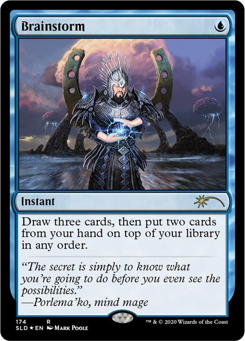 Image for Brainstorm (174) (174) (Foil) [Secret Lair Drop Series] - Magic: The Gathering